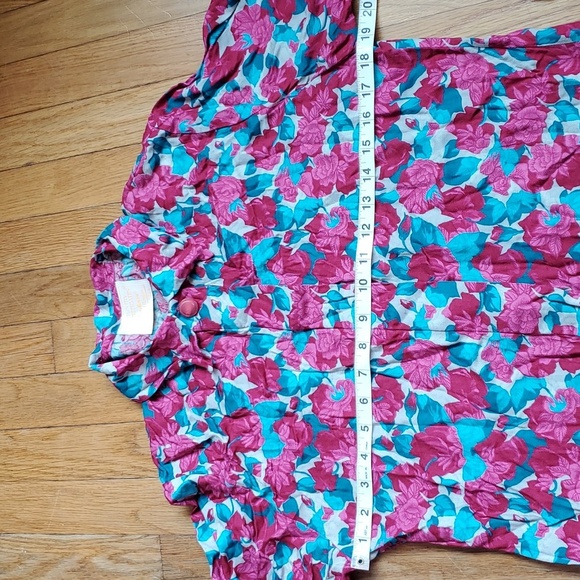Country Sophisticates By Pendleton floral button down Size 10 Vintage - Picture 6 of 13